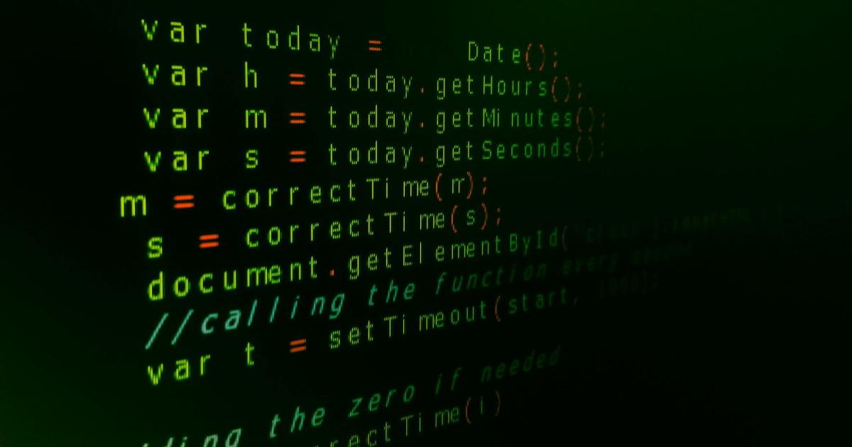 Computer program language text